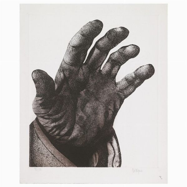 Rossello Mario : RACCOLTA DI QUATTRO TECNICHE MISTE  - Asta Arte moderna e contemporanea  - Associazione Nazionale - Case d'Asta italiane