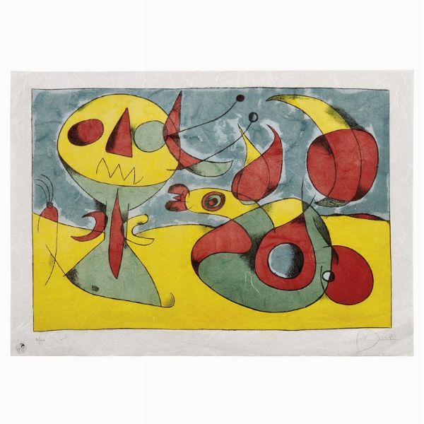 MIRO' JOAN : JOAN MIRO' I FERRA'  - Asta Arte moderna e contemporanea  - Associazione Nazionale - Case d'Asta italiane