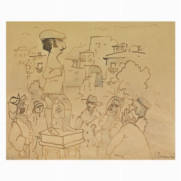 Maccari Mino : MINO MACCARI  - Asta Arte moderna e contemporanea  - Associazione Nazionale - Case d'Asta italiane