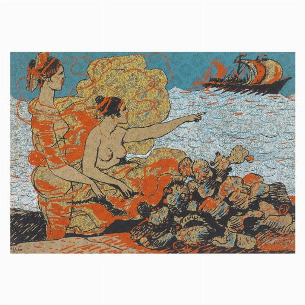 FIUME SALVATORE : SALVATORE FIUME  - Asta Arte moderna e contemporanea  - Associazione Nazionale - Case d'Asta italiane