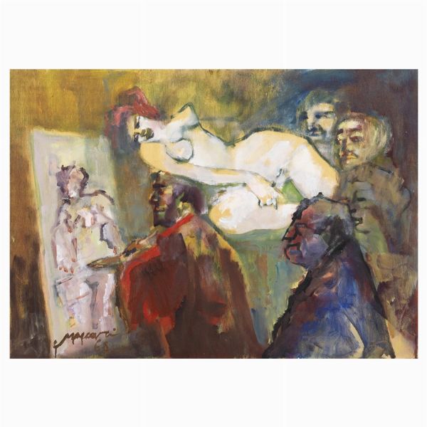 Maccari Mino : MINO MACCARI  - Asta Arte moderna e contemporanea  - Associazione Nazionale - Case d'Asta italiane