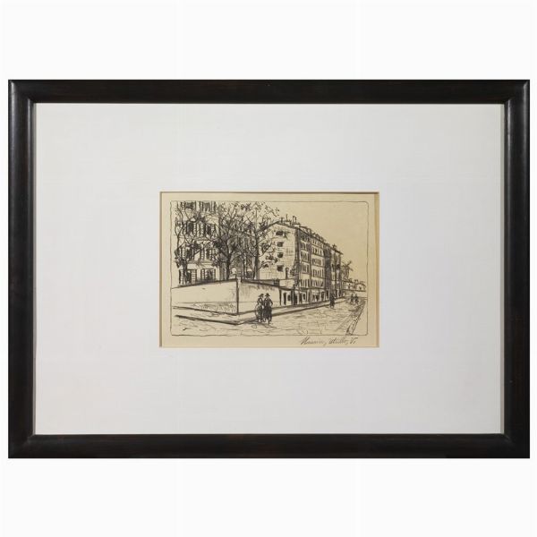 Utrillo Maurice : MAURICE UTRILLO  - Asta Arte moderna e contemporanea  - Associazione Nazionale - Case d'Asta italiane