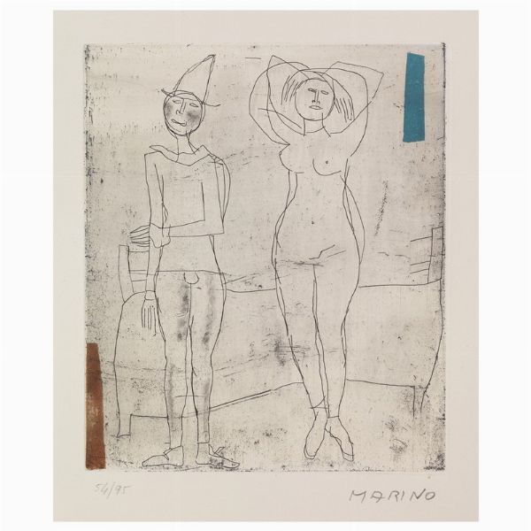 MARINI MARINO : MARINO MARINI  - Asta Arte moderna e contemporanea  - Associazione Nazionale - Case d'Asta italiane