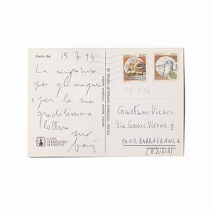 Baj Enrico : ENRICO BAJ  - Asta Arte moderna e contemporanea  - Associazione Nazionale - Case d'Asta italiane