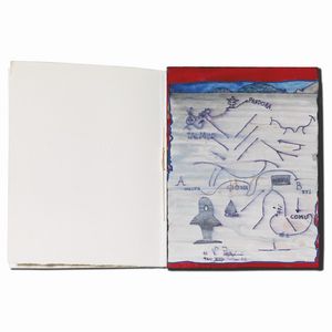 RACCOLTA DI TRE TECNICHE MISTE  - Asta Arte moderna e contemporanea  - Associazione Nazionale - Case d'Asta italiane