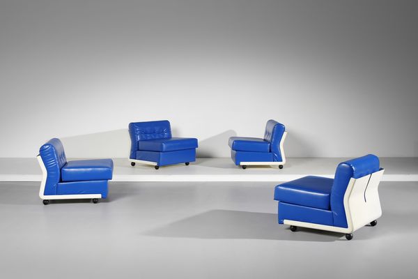 BELLINI MARIO (n. 1935) : Quattro sedie Amanta per Bellini  - Asta Asta 397 | DESIGN E ARTI DECORATIVE DEL NOVECENTO Online - Associazione Nazionale - Case d'Asta italiane