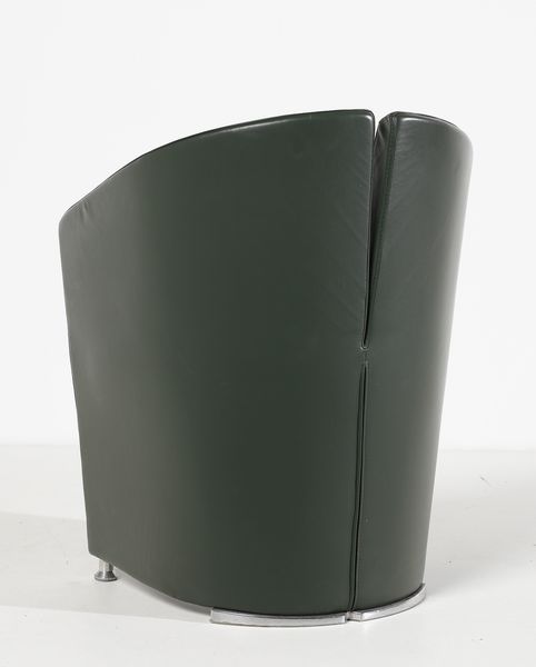 FAVARETTO & PARTNERS : Coppia di poltrone Podium per Estel  - Asta Asta 397 | DESIGN E ARTI DECORATIVE DEL NOVECENTO Online - Associazione Nazionale - Case d'Asta italiane