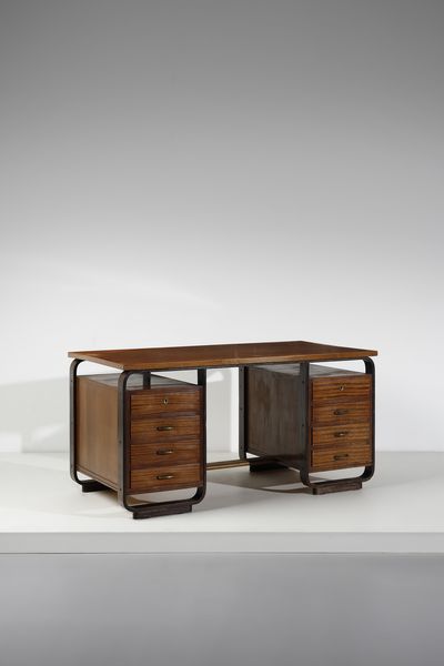 PAGANO POGATSHNING GIUSEPPE (1896 - 1945) : Scrivania per Maggioni  - Asta Asta 397 | DESIGN E ARTI DECORATIVE DEL NOVECENTO Online - Associazione Nazionale - Case d'Asta italiane