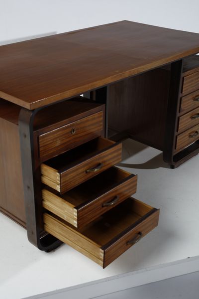 PAGANO POGATSHNING GIUSEPPE (1896 - 1945) : Scrivania per Maggioni  - Asta Asta 397 | DESIGN E ARTI DECORATIVE DEL NOVECENTO Online - Associazione Nazionale - Case d'Asta italiane