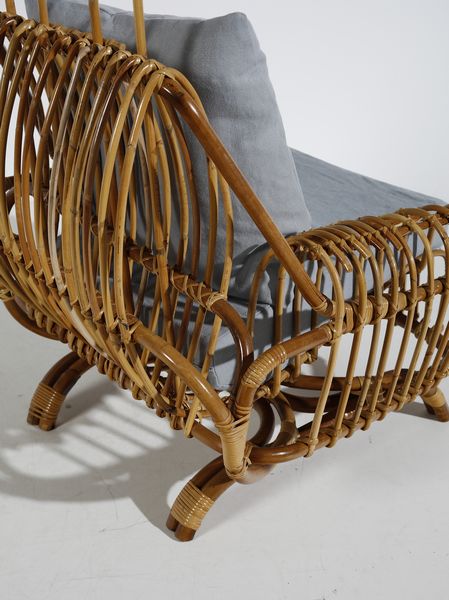 TRAVASA GIOVANNI : Coppia di poltrone Antonietta per Bonacina  - Asta Asta 397 | DESIGN E ARTI DECORATIVE DEL NOVECENTO Online - Associazione Nazionale - Case d'Asta italiane