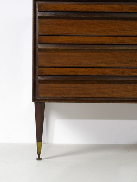 MANIFATTURA ITALIANA : Cassettiera con specchio  - Asta Asta 397 | DESIGN E ARTI DECORATIVE DEL NOVECENTO Online - Associazione Nazionale - Case d'Asta italiane