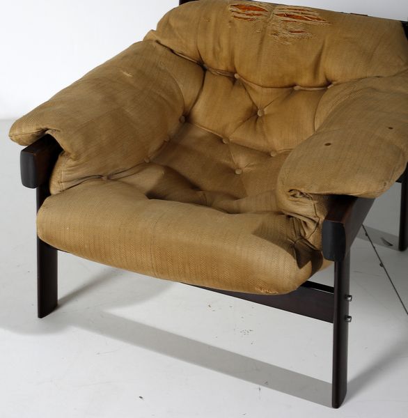 LAFER PERCIVAL (n. 1936) : Coppia di poltrone per Lafer MP  - Asta Asta 397 | DESIGN E ARTI DECORATIVE DEL NOVECENTO Online - Associazione Nazionale - Case d'Asta italiane