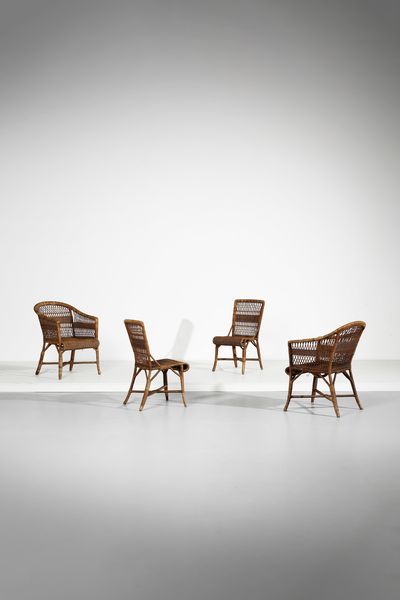 FREY ENRICO : Quattro poltroncine  - Asta Asta 397 | DESIGN E ARTI DECORATIVE DEL NOVECENTO Online - Associazione Nazionale - Case d'Asta italiane
