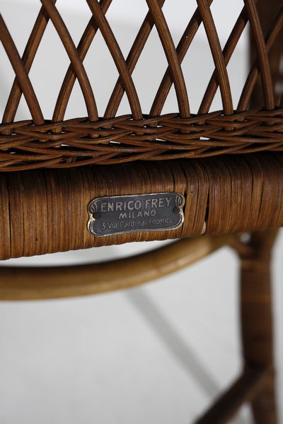 FREY ENRICO : Quattro poltroncine  - Asta Asta 397 | DESIGN E ARTI DECORATIVE DEL NOVECENTO Online - Associazione Nazionale - Case d'Asta italiane