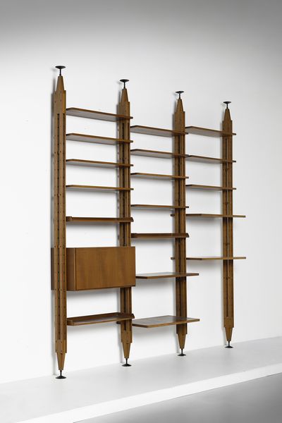 ALBINI FRANCO (1905 - 1977) : Libreria LB7  per Poggi  - Asta Asta 397 | DESIGN E ARTI DECORATIVE DEL NOVECENTO Online - Associazione Nazionale - Case d'Asta italiane