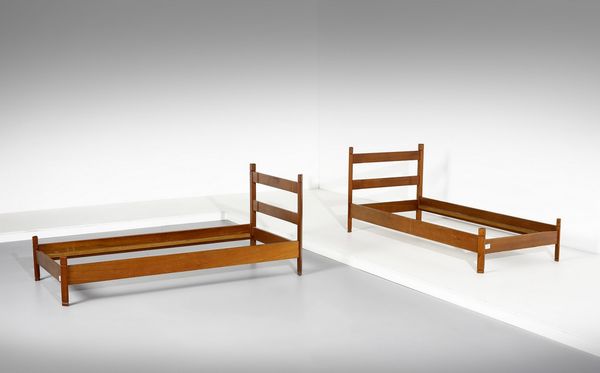 CLAUSEN JORGEN : Coppia di letti singoli per Brande  - Asta Asta 397 | DESIGN E ARTI DECORATIVE DEL NOVECENTO Online - Associazione Nazionale - Case d'Asta italiane