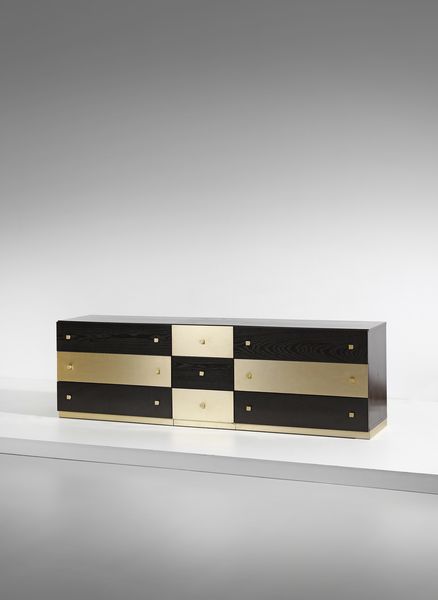 MANIFATTURA ITALIANA : Credenza composta da tre moduli  - Asta Asta 397 | DESIGN E ARTI DECORATIVE DEL NOVECENTO Online - Associazione Nazionale - Case d'Asta italiane