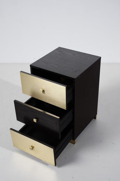 MANIFATTURA ITALIANA : Credenza composta da tre moduli  - Asta Asta 397 | DESIGN E ARTI DECORATIVE DEL NOVECENTO Online - Associazione Nazionale - Case d'Asta italiane