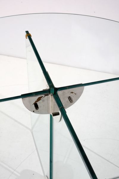 CRISTAL ART : attribuito. Tavolo  - Asta Asta 397 | DESIGN E ARTI DECORATIVE DEL NOVECENTO Online - Associazione Nazionale - Case d'Asta italiane