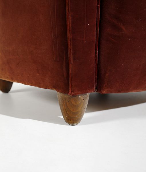 BORSANI OSVALDO (1911 - 1985) : Coppia di poltrone  - Asta Asta 397 | DESIGN E ARTI DECORATIVE DEL NOVECENTO Online - Associazione Nazionale - Case d'Asta italiane