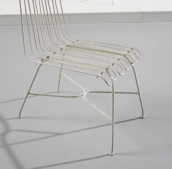 CARMINATI LIO : attribuito. Quattro sedie per Casa & Giardino  - Asta Asta 397 | DESIGN E ARTI DECORATIVE DEL NOVECENTO Online - Associazione Nazionale - Case d'Asta italiane