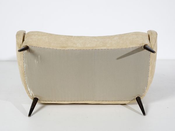 LINA BO BARDI & CARLO PAGANI : attribuito. Divano  - Asta Asta 397 | DESIGN E ARTI DECORATIVE DEL NOVECENTO Online - Associazione Nazionale - Case d'Asta italiane