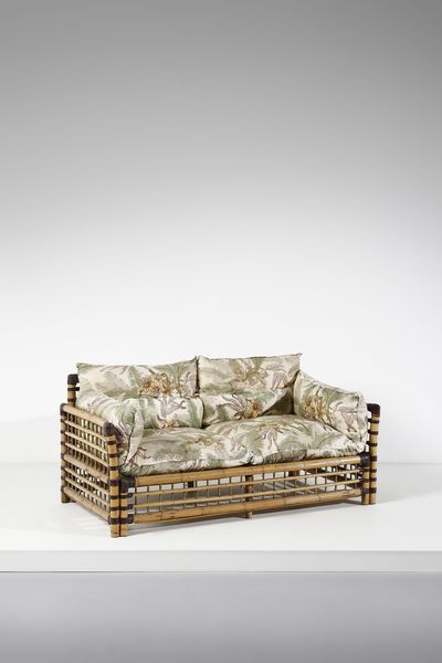 SMANIA ALBERTO : Divano  - Asta Asta 397 | DESIGN E ARTI DECORATIVE DEL NOVECENTO Online - Associazione Nazionale - Case d'Asta italiane