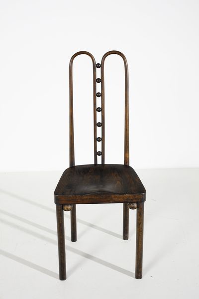 HOFFMANN JOSEF (1870 - 1956) : Seven Ball Side Chair, model 371  - Asta Asta 397 | DESIGN E ARTI DECORATIVE DEL NOVECENTO Online - Associazione Nazionale - Case d'Asta italiane