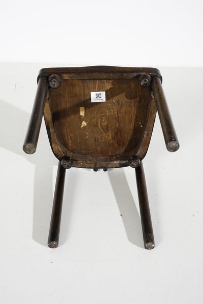 HOFFMANN JOSEF (1870 - 1956) : Seven Ball Side Chair, model 371  - Asta Asta 397 | DESIGN E ARTI DECORATIVE DEL NOVECENTO Online - Associazione Nazionale - Case d'Asta italiane