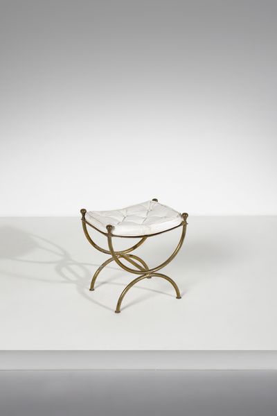 MAISON JANSEN : attribuito. Sgabello  - Asta Asta 397 | DESIGN E ARTI DECORATIVE DEL NOVECENTO Online - Associazione Nazionale - Case d'Asta italiane