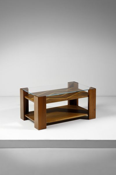 OFFICINA RIVADOSSI : Tavolino da salotto  - Asta Asta 397 | DESIGN E ARTI DECORATIVE DEL NOVECENTO Online - Associazione Nazionale - Case d'Asta italiane