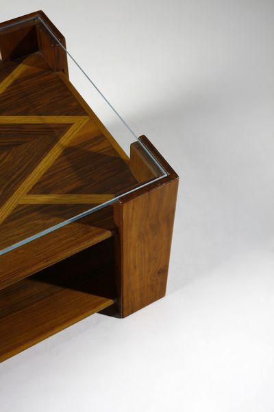 OFFICINA RIVADOSSI : Tavolino da salotto  - Asta Asta 397 | DESIGN E ARTI DECORATIVE DEL NOVECENTO Online - Associazione Nazionale - Case d'Asta italiane