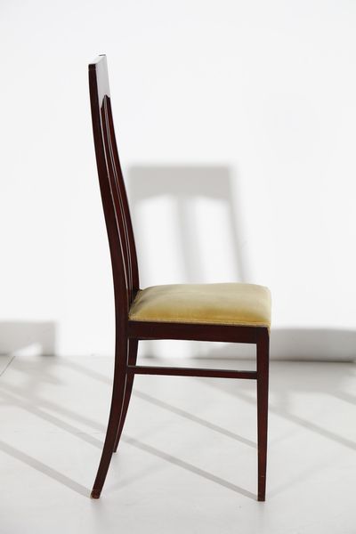 QUARTI EUGENIO (1867 - 1929) : Quattro sedie e due poltrone  - Asta Asta 397 | DESIGN E ARTI DECORATIVE DEL NOVECENTO Online - Associazione Nazionale - Case d'Asta italiane