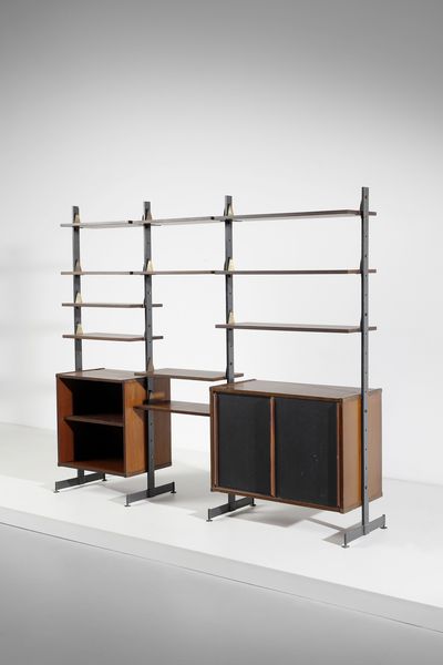 MANIFATTURA ITALIANA : Libreria  - Asta Asta 397 | DESIGN E ARTI DECORATIVE DEL NOVECENTO Online - Associazione Nazionale - Case d'Asta italiane