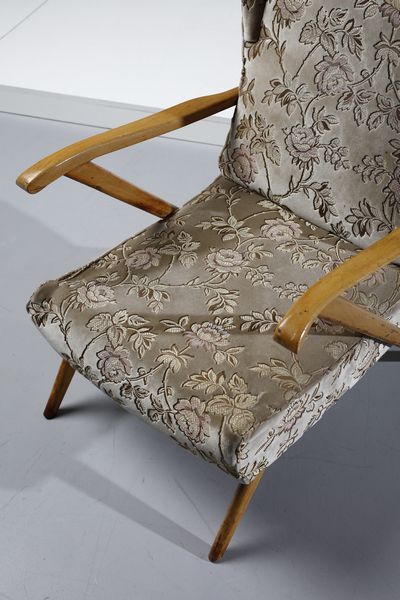 MANIFATTURA ITALIANA : Coppia di poltrone  - Asta Asta 397 | DESIGN E ARTI DECORATIVE DEL NOVECENTO Online - Associazione Nazionale - Case d'Asta italiane