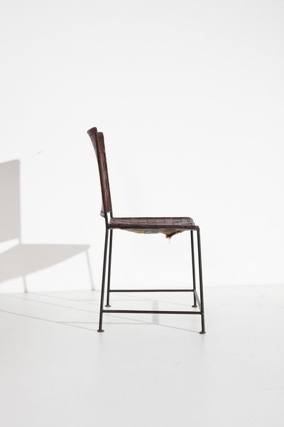 RIETI FABIO (n. 1925) : attribuito. Otto sedie  - Asta Asta 397 | DESIGN E ARTI DECORATIVE DEL NOVECENTO Online - Associazione Nazionale - Case d'Asta italiane