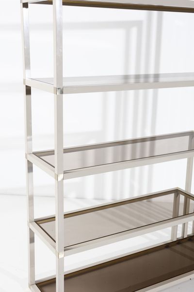 PETTI SANDRO (n. 1927) : Libreria per Angolomettallarte, Roma  - Asta Asta 397 | DESIGN E ARTI DECORATIVE DEL NOVECENTO Online - Associazione Nazionale - Case d'Asta italiane