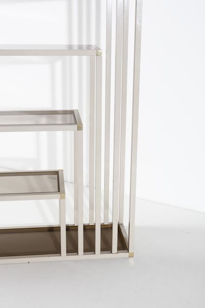 PETTI SANDRO (n. 1927) : Libreria per Angolomettallarte, Roma  - Asta Asta 397 | DESIGN E ARTI DECORATIVE DEL NOVECENTO Online - Associazione Nazionale - Case d'Asta italiane