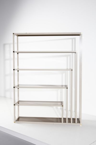 PETTI SANDRO (n. 1927) : Libreria per Angolomettallarte, Roma  - Asta Asta 397 | DESIGN E ARTI DECORATIVE DEL NOVECENTO Online - Associazione Nazionale - Case d'Asta italiane