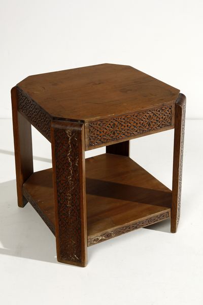 MELIS MELCHIORRE (1889 - 1982) : Coppia di poltrone con tavolino  - Asta Asta 397 | DESIGN E ARTI DECORATIVE DEL NOVECENTO Online - Associazione Nazionale - Case d'Asta italiane