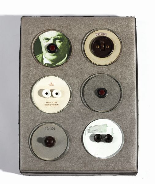 PONTI GIO (1891 - 1979) : Sei interruttori della luce per Hotel paradiso del Cevedale  - Asta Asta 397 | DESIGN E ARTI DECORATIVE DEL NOVECENTO Online - Associazione Nazionale - Case d'Asta italiane