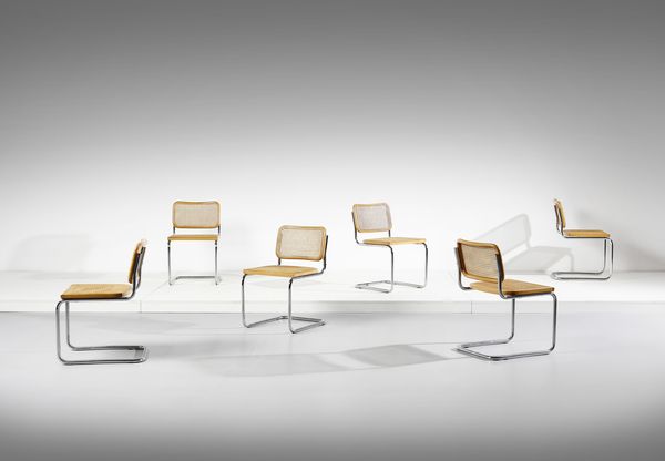 BREUER MARCEL LAJOS (1902 - 1981) : Sei sedie Cesca per Gavina  - Asta Asta 397 | DESIGN E ARTI DECORATIVE DEL NOVECENTO Online - Associazione Nazionale - Case d'Asta italiane