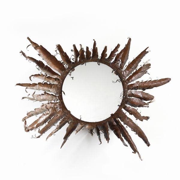 MANIFATTURA ITALIANA : Grande specchio  - Asta Asta 397 | DESIGN E ARTI DECORATIVE DEL NOVECENTO Online - Associazione Nazionale - Case d'Asta italiane