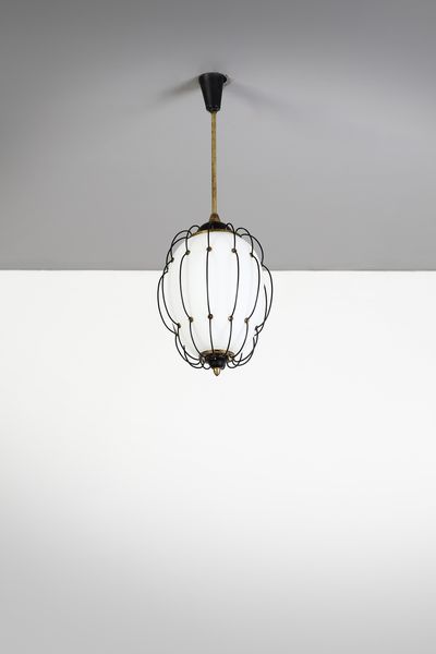 LELII ANGELO (1911 - 1979) : nello stile di. Lampada a sospensione per Arredoluce  - Asta Asta 397 | DESIGN E ARTI DECORATIVE DEL NOVECENTO Online - Associazione Nazionale - Case d'Asta italiane