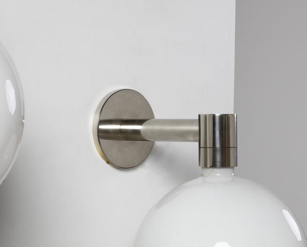 FRANCO ALBINI, FRANCA HELG, ANTONIO PIVA : Coppia di lampade da parete AM/AS  - Asta Asta 397 | DESIGN E ARTI DECORATIVE DEL NOVECENTO Online - Associazione Nazionale - Case d'Asta italiane