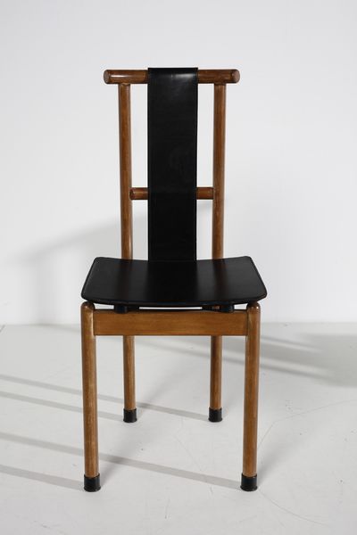 GIGI & PEPE TANZI : Quattro sedie Tab� per Pozzi & Verga  - Asta Asta 397 | DESIGN E ARTI DECORATIVE DEL NOVECENTO Online - Associazione Nazionale - Case d'Asta italiane