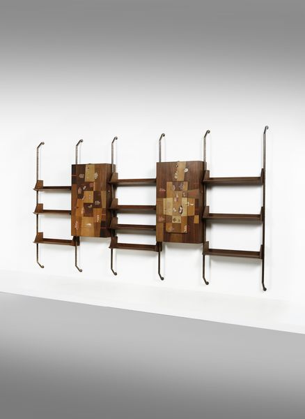 MEO MARINO : attribuito. Libreria, esecuzione Ebanisteria Anfodillo, Venezia  - Asta Asta 397 | DESIGN E ARTI DECORATIVE DEL NOVECENTO Online - Associazione Nazionale - Case d'Asta italiane