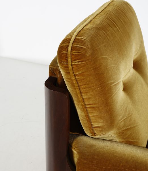 BUZZI FERDINANDO (1931 - 2021) : attribuito. Coppia di poltrone per Brunati  - Asta Asta 397 | DESIGN E ARTI DECORATIVE DEL NOVECENTO Online - Associazione Nazionale - Case d'Asta italiane