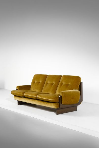 BUZZI FERDINANDO (1931 - 2021) : attribuito. Divano per Brunati  - Asta Asta 397 | DESIGN E ARTI DECORATIVE DEL NOVECENTO Online - Associazione Nazionale - Case d'Asta italiane