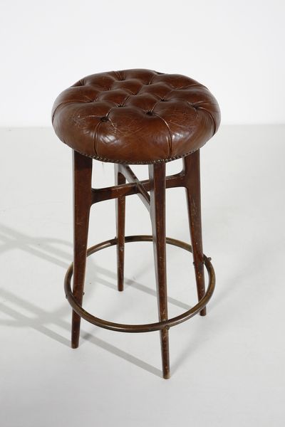 MANIFATTURA ITALIANA : Coppia di sgabelli  - Asta Asta 397 | DESIGN E ARTI DECORATIVE DEL NOVECENTO Online - Associazione Nazionale - Case d'Asta italiane